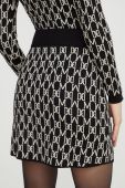 Спідниця Marciano Guess колір чорний mini розкльошена