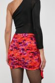 Спідниця Patrizia Pepe mini пряма колір барвистий