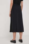Спідниця Polo Ralph Lauren колір чорний midi розкльошена