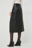Спідниця MAX&Co. колір чорний midi розкльошена
