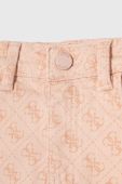 Дитяча джинсова спідниця Guess колір рожевий mini пряма