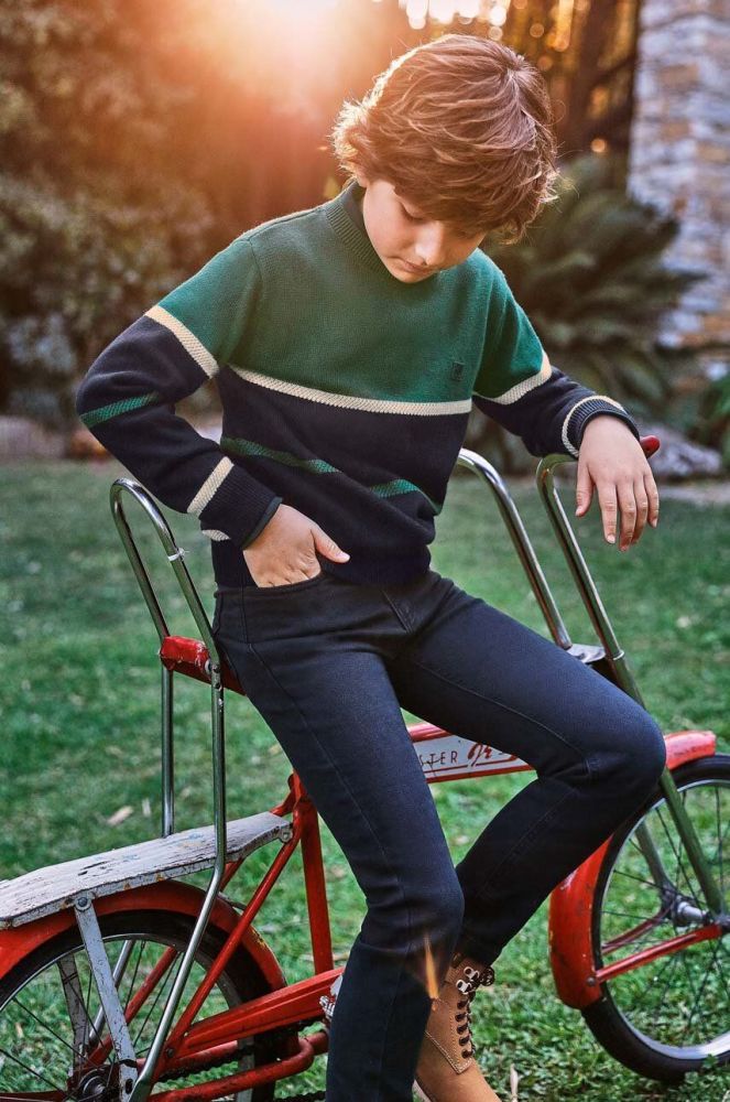 Дитячі джинси Mayoral soft denim колір темно-синій (3440954)