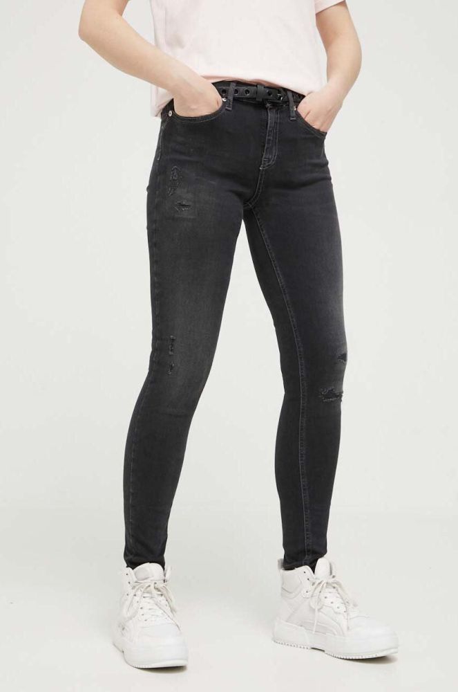 Джинси Tommy Jeans Nora жіночі колір чорний