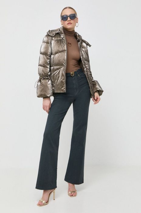 Джинси Pinko жіночі висока посадка колір сірий (3554980)