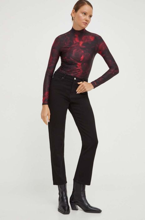 Джинси PS Paul Smith жіночі висока посадка колір чорний (3610346)