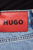 Джинси HUGO Gisanna жіночі висока посадка колір блакитний