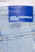 Джинси Karl Lagerfeld Jeans жіночі середня посадка колір блакитний (3568215)