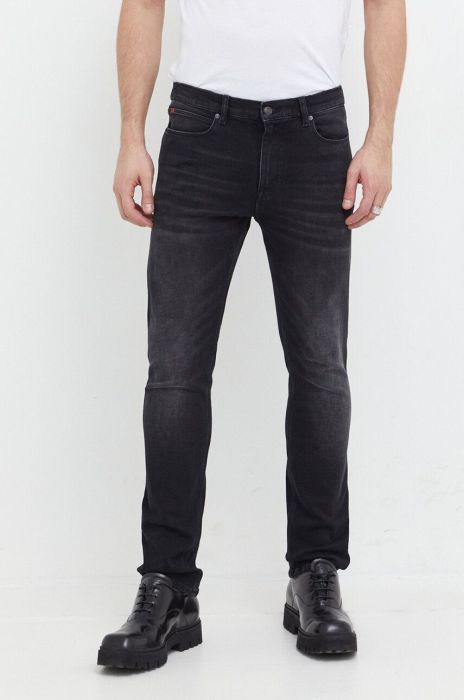 Джинси HUGO чоловічі колір чорний (3676331)