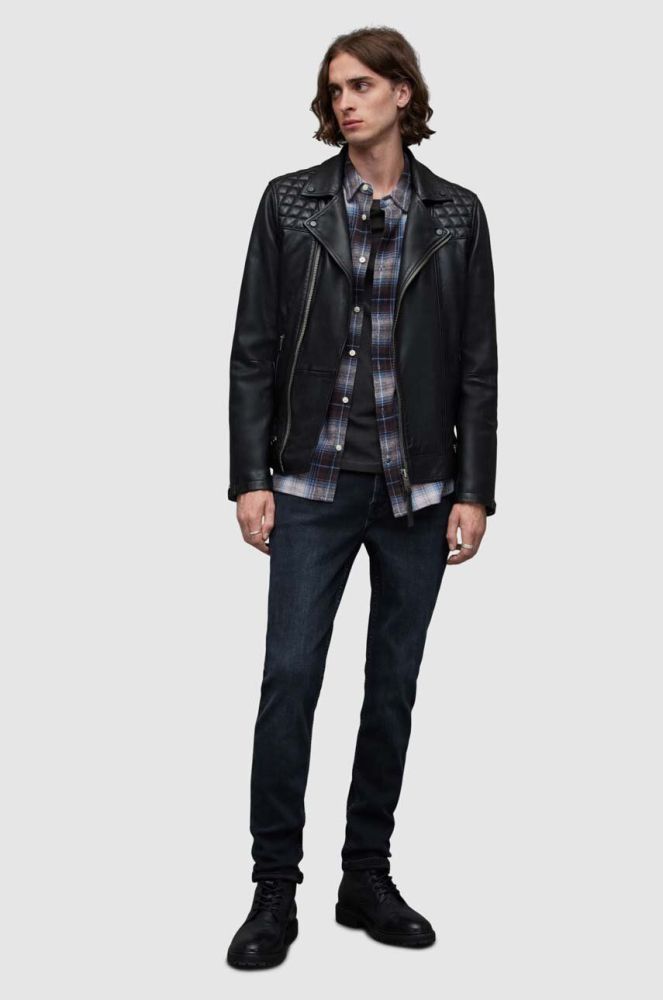 Джинси AllSaints ME003Z CIGARETTE чоловічі колір чорний