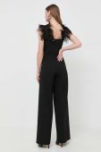 Комбінезон Twinset колір чорний декольте трикутник (3482512)