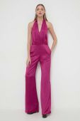 Комбінезон HUGO колір рожевий декольте трикутник (3630151)