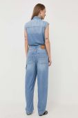 Джинсовий комбінезон Miss Sixty декольте трикутник колір блакитний
