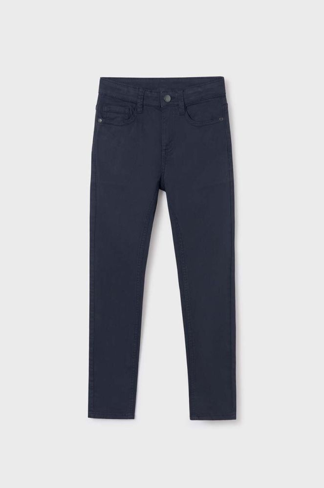 Дитячі штани Mayoral slim fit колір синій однотонні (3433475)