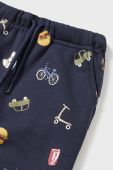 Дитячі спортивні штани Mayoral колір синій візерунок