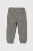 Дитячі бавовняні штани Vans CORE BASIC FLEECE PANT VN000657BLK1 колір сірий однотонні