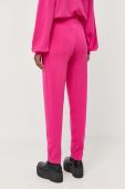 Спортивні штани Pinko колір фіолетовий однотонні