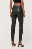 Штани Armani Exchange жіночі колір чорний облягаюче висока посадка (3375312)