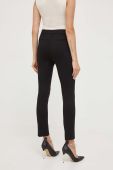 Штани Liu Jo жіночі колір чорний облягаюче висока посадка