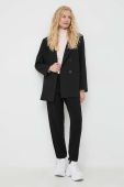 Спортивні штани Liu Jo колір чорний однотонні (3681360)