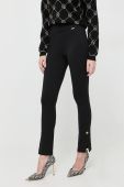 Штани Liu Jo жіночі колір чорний пряме висока посадка (3512506)