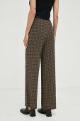Штани Marc O'Polo жіночі пряме висока посадка колір барвистий