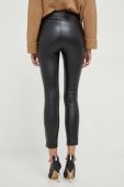 Штани Guess жіночі колір чорний облягаюче висока посадка (3598477)