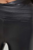 Штани Guess жіночі колір чорний облягаюче висока посадка (3598477)