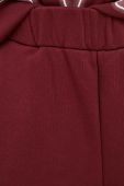 Спортивні штани Max Mara Leisure колір бордовий однотонні