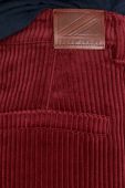 Штани Pepe Jeans CECILIA CORD жіночі колір бордовий широкі висока посадка