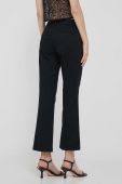 Штани Sisley жіночі колір чорний пряме висока посадка (3555069)