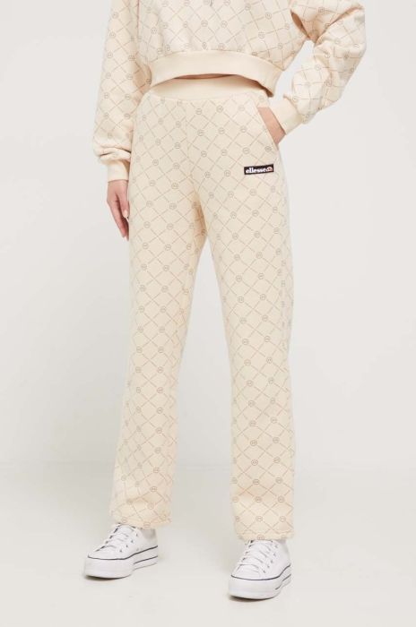 Спортивні штани Ellesse колір бежевий візерунок