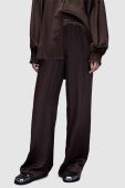 Штани AllSaints WP047Z CHARLI TROUSERS жіночі колір коричневий широкі середня посадка