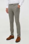 Штани Tommy Hilfiger чоловічі колір зелений облягаюче (3373193)