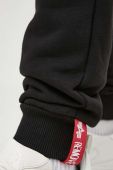 Спортивні штани Alpha Industries колір чорний однотонні 116370.03-Black