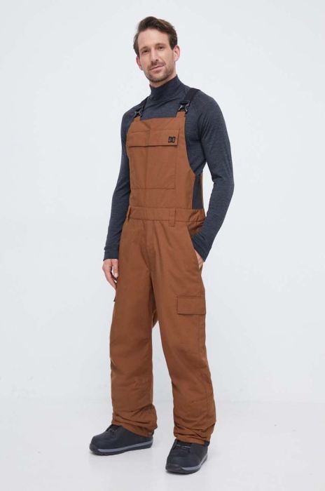 Штани DC Docile колір коричневий