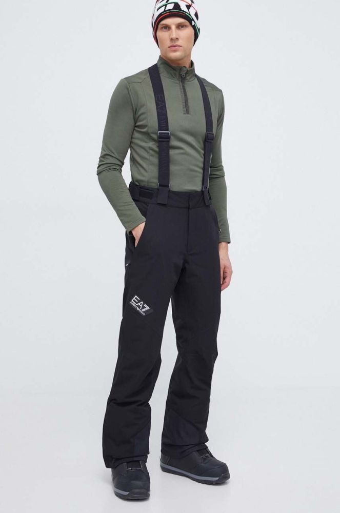 Лижні штани EA7 Emporio Armani колір чорний (3657565)