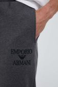 Спортивні штани Emporio Armani Underwear колір сірий з аплікацією