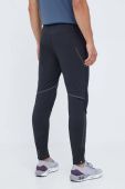 Штани для бігу On-running колір чорний з аплікацією
