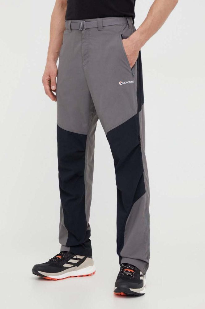 Штани outdoor Montane Terra колір сірий