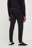 Штани лаунж HUGO колір чорний однотонні (3501291)