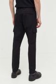 Штани HUGO чоловічі колір чорний пряме (3486640)