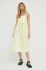 Сукня R?sum? колір жовтий midi розкльошена