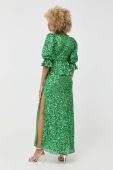 Сукня Notes du Nord колір зелений maxi пряма