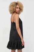 Сукня Notes du Nord колір чорний mini розкльошена