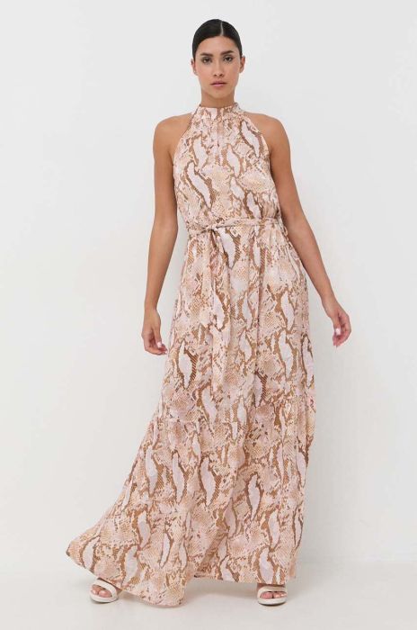 Сукня Guess колір бежевий maxi oversize