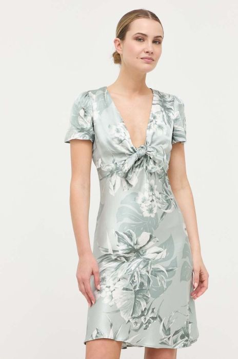 Сукня Guess колір зелений mini розкльошена (3333001)
