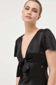 Сукня Guess колір чорний mini розкльошена (3332990)