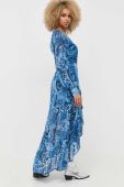 Сукня Guess колір синій maxi пряма (3328284)