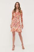 Сукня Guess колір помаранчевий mini облягаюча (3333007)