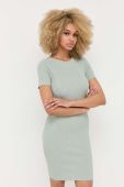 Сукня Guess колір зелений mini облягаюча (3328299)